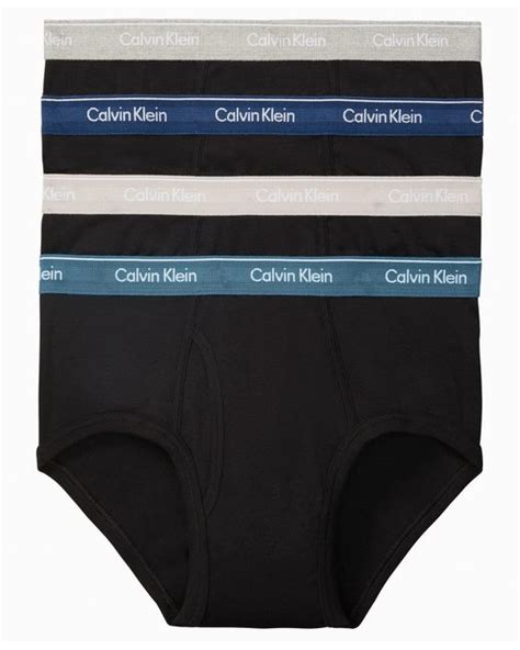 Calvin Klein Underwear Cotton Classics 4 Pack Hip Brief In Blue For Men Save 19 Lyst