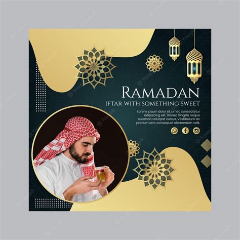 Premium Vector Ramadan Flyer Template