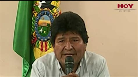 Así Anunció Evo Morales Su Renuncia A La Presidencia De Bolivia Youtube