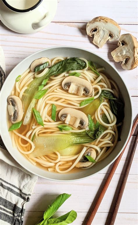 Vegetable Udon Noodle Soup Recipe The Herbeevore