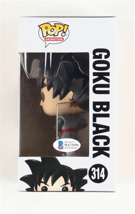 Sean Schemmel Signed Dragon Ball Super 314 Goku Black Funko Pop