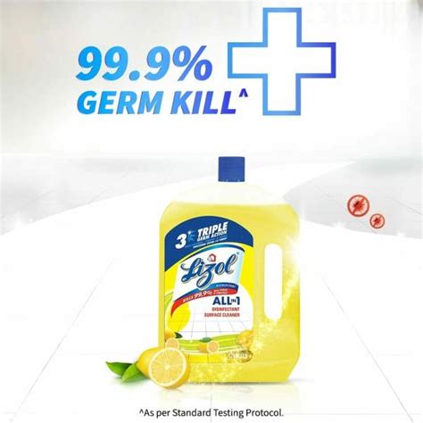 Lizol Disinfectant Surface Floor Cleaner Liquid Citrus Litre