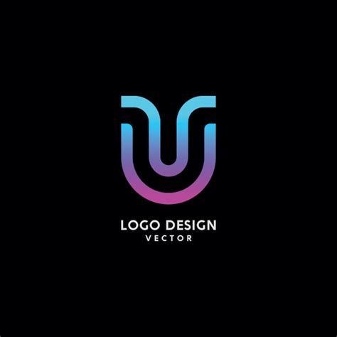 Premium Vector Abstract U Letter Logo Design Vector