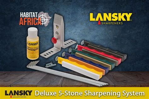 Lansky Deluxe 5-Stone Sharpening System | Habitat Africa