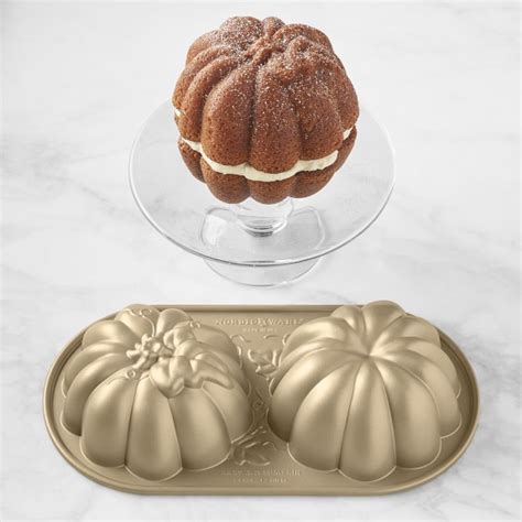 Nordic Ware D Baby Pumpkin Duet Pan Seasonal Cake Pan Williams Sonoma