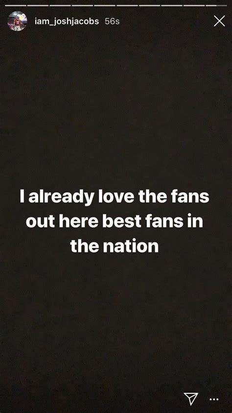 Josh Jacobs’ recent Instagram story : r/oaklandraiders