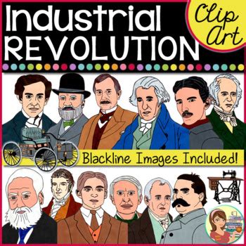 Industrial Revolution Clip Art by SunnyDaze | Teachers Pay Teachers