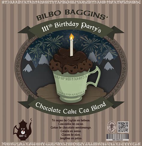 Bilbo Baggins' 111th Birthday Party's Chocolate Cake Tea Blend by ...