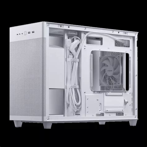 Asus Prime Ap201 Tempered Glass Microatx Case Black White Bermor Techzone