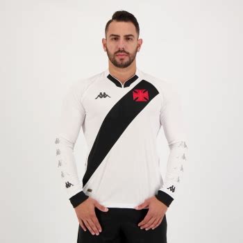 Camisa Kappa Vasco Ii Manga Longa Futfanatics