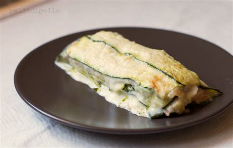 Parmigiana Di Zucchine Semplice E Cremosa Pelle Di Pollo