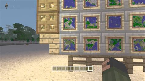 Minecraft Xbox One All 25 Maps Loaded In Item Frames Youtube