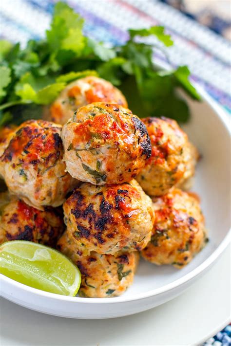 Spicy Paleo Turkey Meatballs With Zucchini Keto Baked