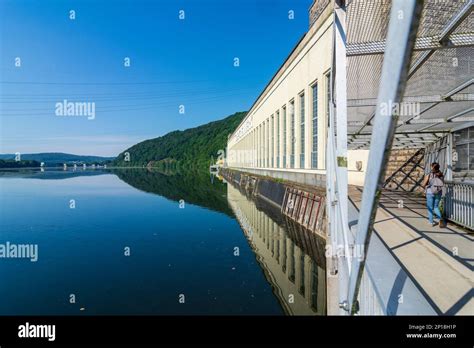 Herdecke Hengsteysee Lake Hengstey Of River Ruhr Former Pumped