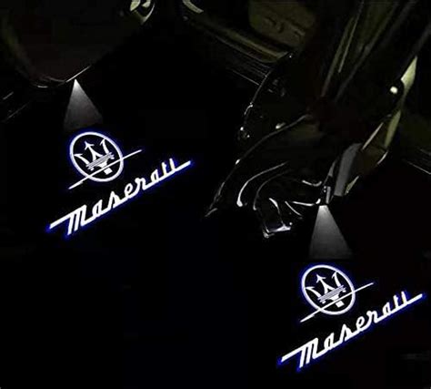 Maserati Car Door Logo Lights Pack Ebay