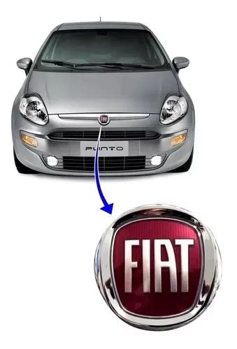 Emblema Sigla Brasao Dianteiro Original Fiat Punto Novo