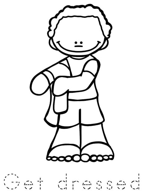 Daily Routine Coloring Pages Free Printable Coloring Pages For Kids