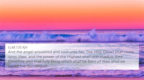 Luke Kjv K Wallpaper And The Angel Answered And Said Unto Her The