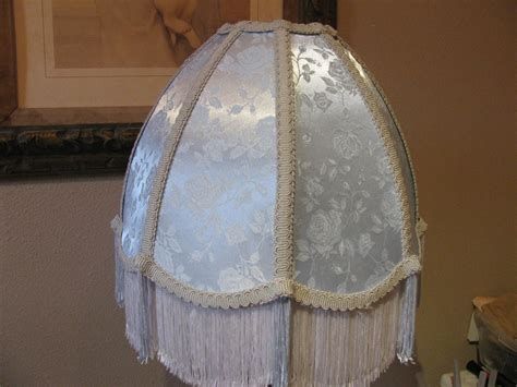 Victorian French Lamp Shade Fringe Blue Ice Finge By Devongionni