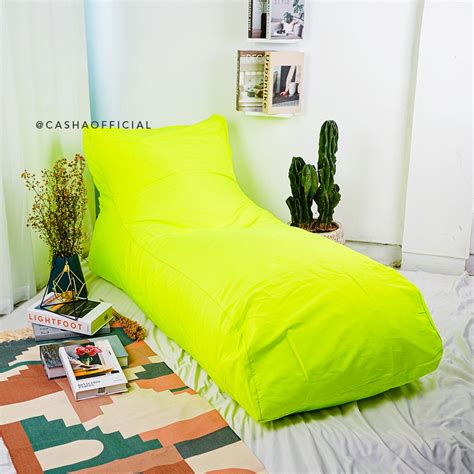 Jual Casha Lounger Bean Bag Bahan Waterproof Plus Isi Bean Bag Murah