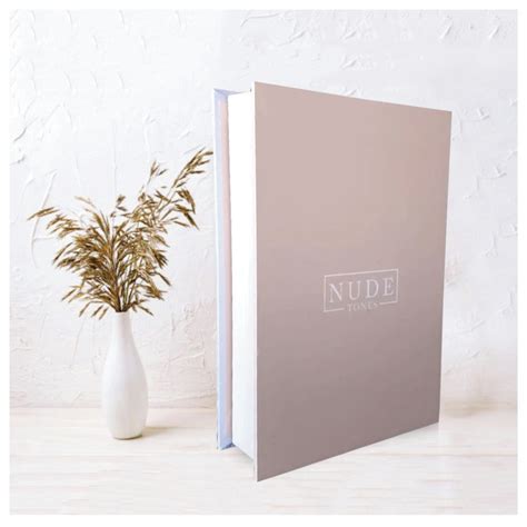 Caixa Livro Book Box Fashion Nude Home Decor Elo