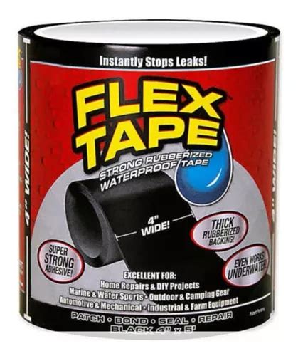 Cinta Flex Tape Resistente Multiusos Fugas 4 Pulgadas MercadoLibre