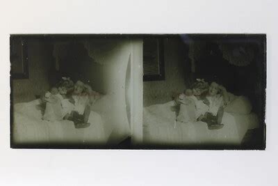Neonato Famille Francia Foto Stereo Amateur Placca Da Lente Vintage C1910 EBay