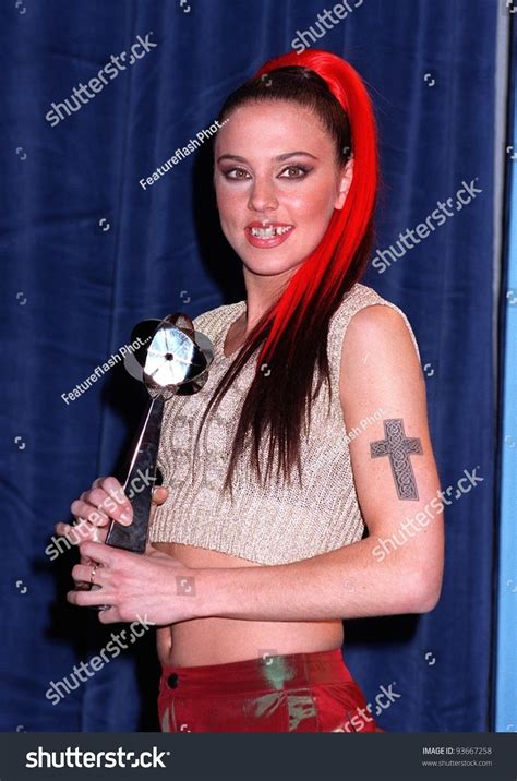 08dec97 Spice Girl Melanie Chisholm Sporty Stock Photo 93667258