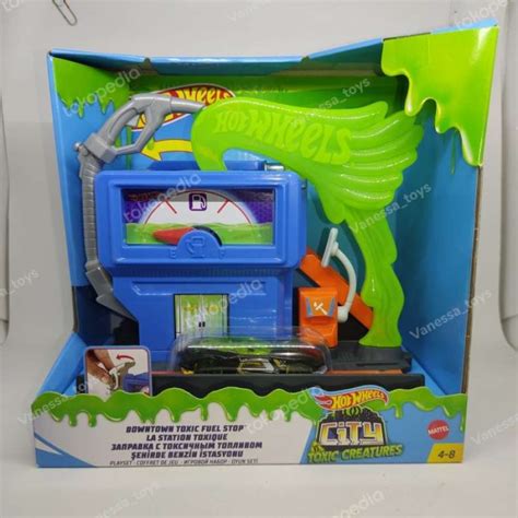Promo Hot Wheels City Downtown Playset Toxic Fuel Stop Diskon Di Seller Hobby Land Petojo