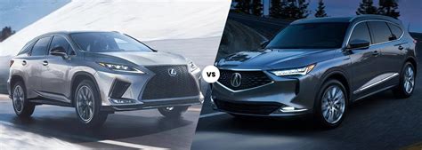 2022 Acura MDX Vs 2022 Lexus RX Luxury SUVs Sterling Acura Of Austin