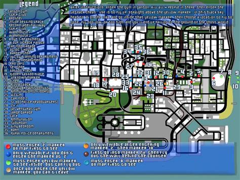 Gta San Andreas Oysters Locations Map