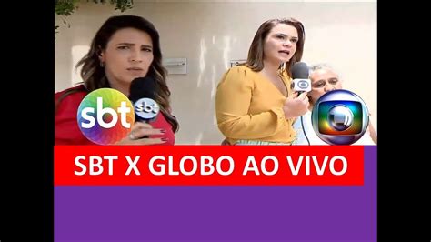 Repórteres Da Globo E Do Sbt Discutem Ao Vivo No Meio De Entrevista