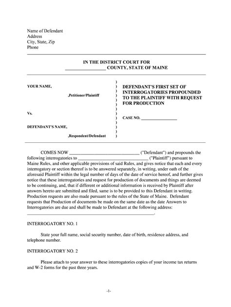 County State Of Maine Form Fill Out And Sign Printable Pdf Template