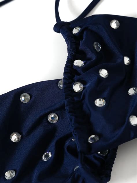 Bikini Lovers Tina Triangle Bikini Blue Farfetch