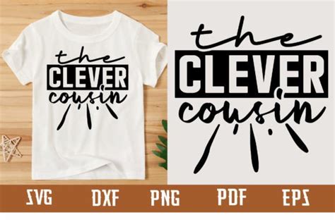 The Clever Cousin Svg Design Graphic By Binasvgbundle Creative Fabrica