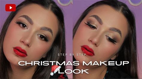 How To Classic Christmas Makeup Tutorial Step By Step For Beginners