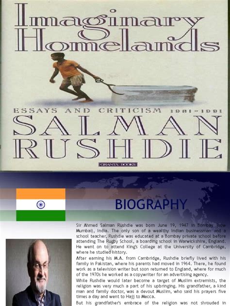 Imaginary Homelands by Salman Rushdie | Religion And Belief | Politics ...