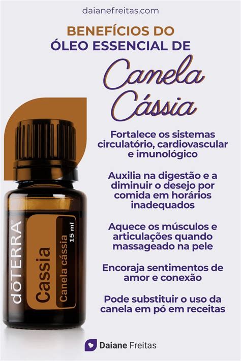 Benefícios do Óleo Essencial de Canela Cássia Óleo essencial Óleos