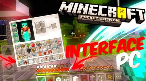 Como Deixar O Seu Mcpe Toda A Interface De Pc Win Minecraft