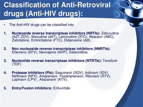 Antiretroviral Drugs