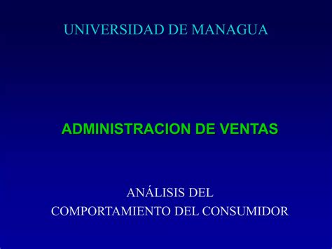 Analisis Del Comportamientodelconsumidorppt