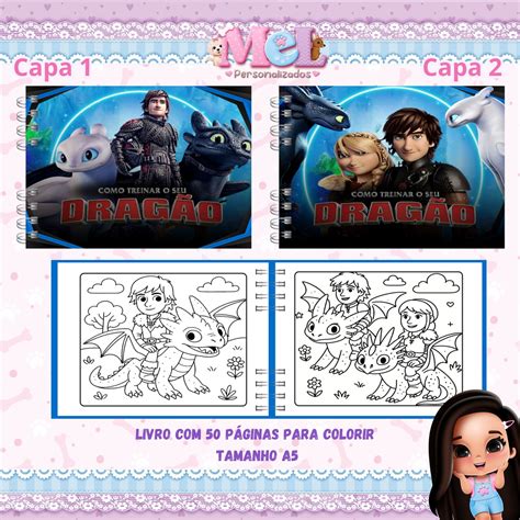 Bobbie Goods Como Treinar Seu Dragão - Livro de Colorir Como Treinar Seu Dragão,estilo Bobbie Goods
