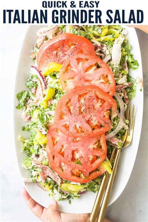 Italian Grinder Salad Recipe Joyful Healthy Eats