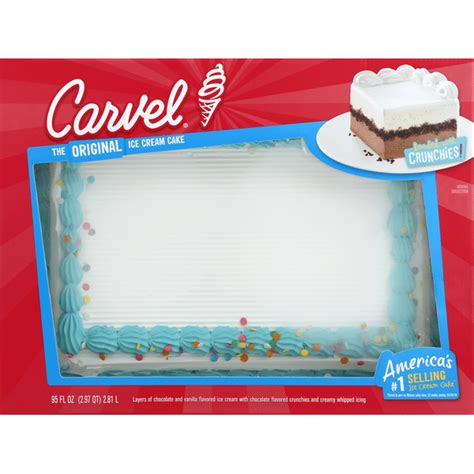 Carvel Ice Cream Cake The Original 95 Oz From Walmart Instacart