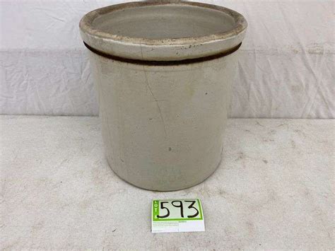 Western Stoneware 10 Gallon Crock Meagher Auctioneers