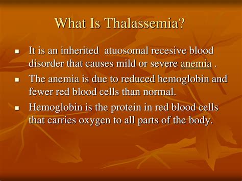 Ppt What Is Thalassemia Powerpoint Presentation Free Download Id4262130