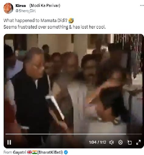 Fact Check Old Video Of Mamata Banerjee Storming Assembly Premises Falsely Linked To 2024 Lok