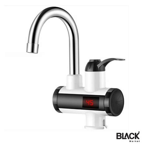 Instant Hot Water Tap Electric Water Heater Faucet With Digital LED Display Kitchen Bathroom