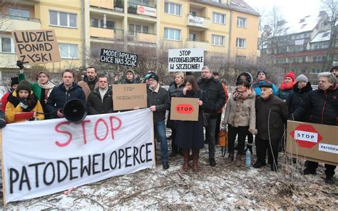 Stop Patodeweloperce Protest mieszkańców ulic Szymanowskiego i