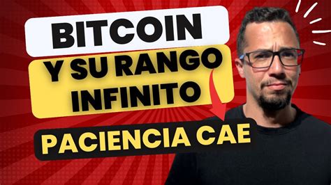 El Rango Infinito De Bitcoin Preocupa Al Inversor Zonas Clave Youtube